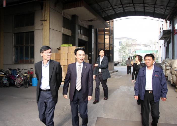 2014年11月13日下午，嘉定区委书记马春雷一行在集团总裁唐庆余的陪同下考察集团工业园区